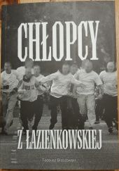 Okładka książki Chłopcy z Łazienkowskiej Tadeusz Brzozowski
