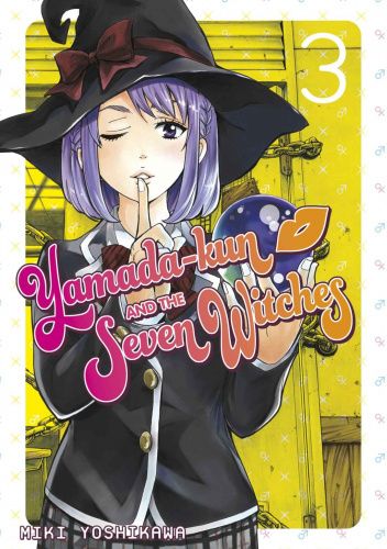Okładki książek z cyklu Yamada-kun and the Seven Witches