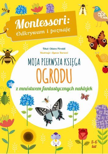 Okładki książek z serii Montessori: Odkrywam i poznaję