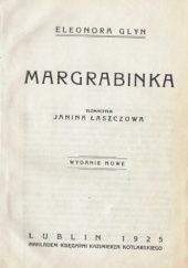 Okładka książki Margrabinka Elinor Glyn