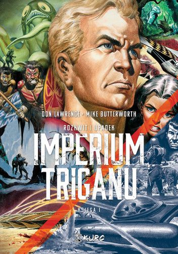 Okładki książek z cyklu Rozkwit i upadek Imperium Triganu