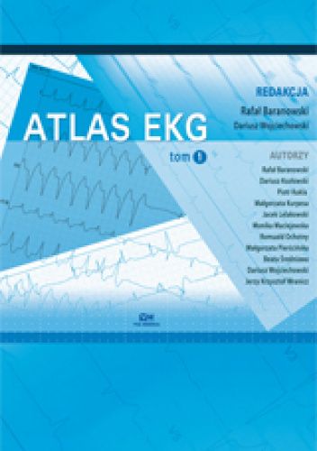Okładki książek z cyklu Atlas EKG