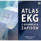 Okładka książki Atlas EKG z interpretacją zapisów Małgorzata Kurpesa, Ewa Trzos