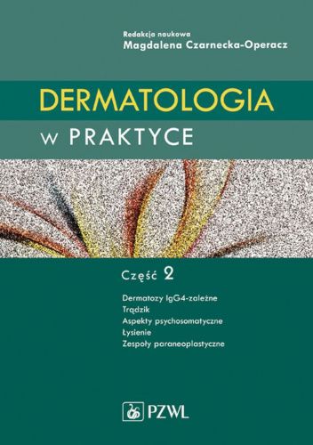 Okładki książek z cyklu Dermatologia w praktyce