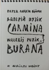 Okładka książki Carmina Burana Walerij Puzik