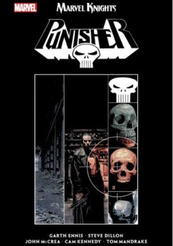 Okładki książek z cyklu Punisher. Marvel Knights