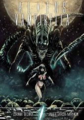 Okładka książki Aliens/Vampirella Corinna Bechko, Javier Garcia-Miranda