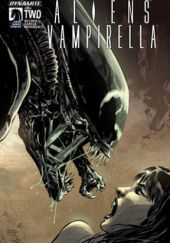 Okładka książki Aliens vs. Vampirella #2 Corinna Bechko, Gabriel Hardman
