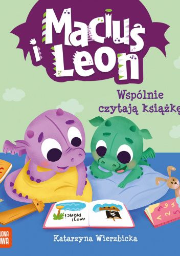 Okładki książek z serii Maciuś i Leon