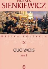 Okładka książki Quo Vadis Tom I Henryk Sienkiewicz