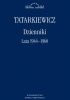 Okładka książki Dzienniki. Tom 1. Lata 1944-1960 Władysław Tatarkiewicz