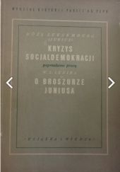 Okładka książki Kryzys socjaldemokracji Róża Luksemburg
