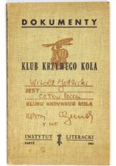 Okładka książki Klub Krzywego Koła autora Witold Jedlicki, 