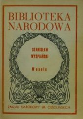 Okładka książki Wesele Stanisław Wyspiański