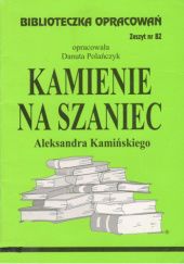 Okładka książki "Kamienie na szaniec" Aleksandra Kamińskiego Danuta Polańczyk