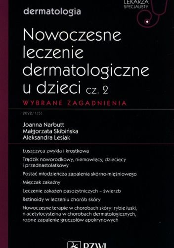 Okładki książek z cyklu Nowoczesne leczenie dermatologiczne u dzieci