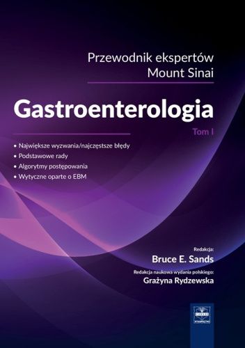 Okładki książek z cyklu Gastroenterologia. Przewodnik ekspertów Mount Sinai