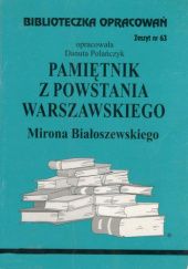 Okładka książki "Pamiętnik z powstania warszawskiego" Mirona Białoszewskiego Danuta Polańczyk
