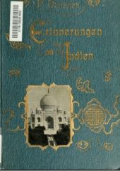 Okładka książki Erinerrungen an Indien Paul Deussen
