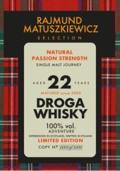 Okładka książki Droga whisky Rajmund Matuszkiewicz