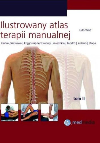 Okładki książek z cyklu Ilustrowany atlas terapii manualnej