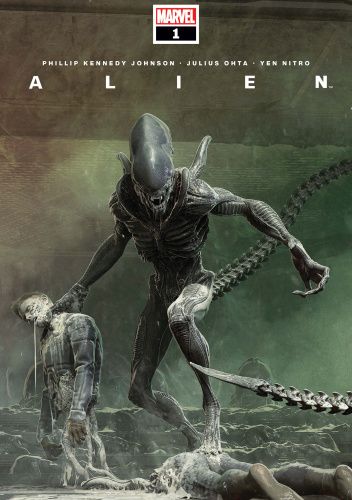 Okładki książek z cyklu Alien: Icarus