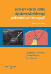 Okładka książki Zabiegi w obrębie układu mięśniowo-szkieletowego pod kontrolą ultrasonografii. Kończyna dolna Davide Orlandi, Luca Maria Sconfienza, Enzo Silvestri