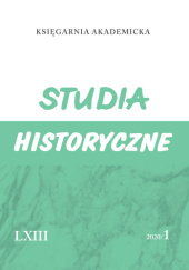Studia Historyczne LXIII 2020/1