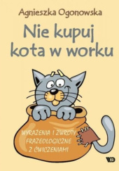 Okładka książki Nie kupuj kota w worku. Wyrażenia i zwroty frazeologiczne z ćwiczeniami Agnieszka Ogonowska