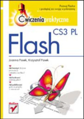 Okładka książki Flash CS3 PL. Ćwiczenia praktyczne Joanna Pasek, Krzysztof Pasek