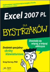 Okładka książki Excel 2007 PL dla bystrzaków Greg Harvey