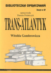 Okładka książki "Transatlantyk" Witolda Gombrowicza Danuta Polańczyk