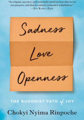 Okładka książki Sadness, Love, Openness: The Buddhist Path of Joy Chokyi Nyima Rinpoche