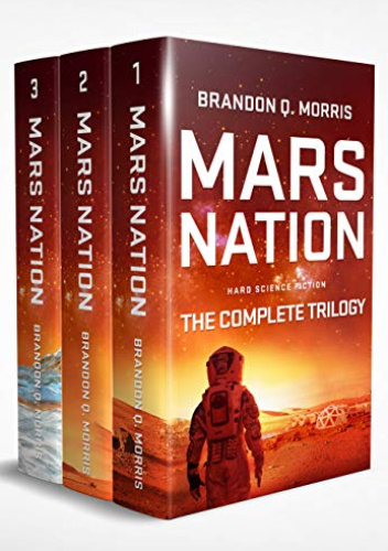Okładki książek z cyklu Mars Trilogy