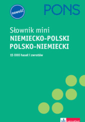Okładka książki PONS. Słownik mini niemiecko-polski, polsko-niemiecki praca zbiorowa