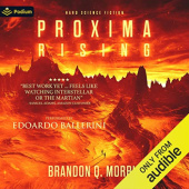 Okładka książki Proxima Rising Brandon Q. Morris