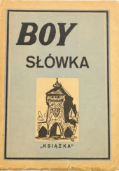 Okładka książki Słówka Tadeusz Boy-Żeleński