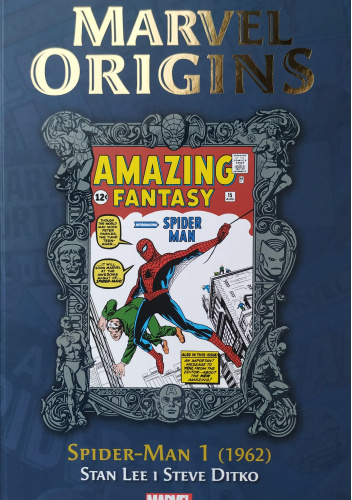 Okładki książek z serii Marvel Origins
