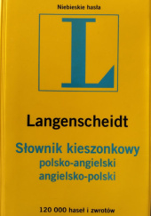 Okładka książki Langenscheidt. Słownik kieszonkowy: angielsko-polski i polsko-angielski Langenscheidt