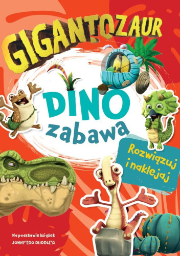 Okładki książek z serii Gigantozaur