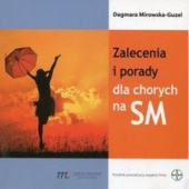 Okładka książki Zalecenia i porady dla chorych na SM Dagmara Mirowska-Guzel