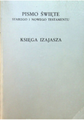 Okładka książki Księga Izajasza Lech Stachowiak