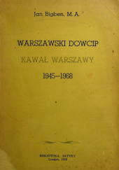 Okładka książki Warszawski dowcip: Kawał Warszawy 1945-1968 Marian Ruth Buczkowski