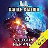 Okładka książki A. I. Battle Station Vaughn Heppner