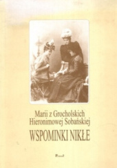 Okładka książki Wspominki nikłe Maria Sobańska