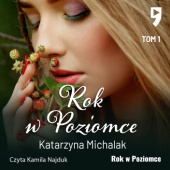 Okładka książki Rok w Poziomce Katarzyna Michalak