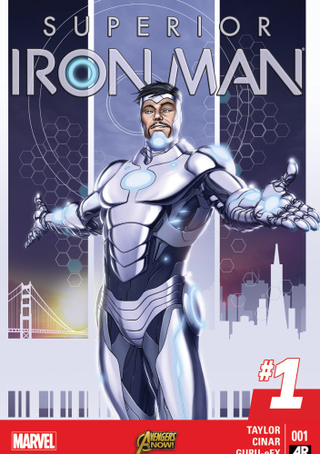 Okładki książek z cyklu Superior Iron Man