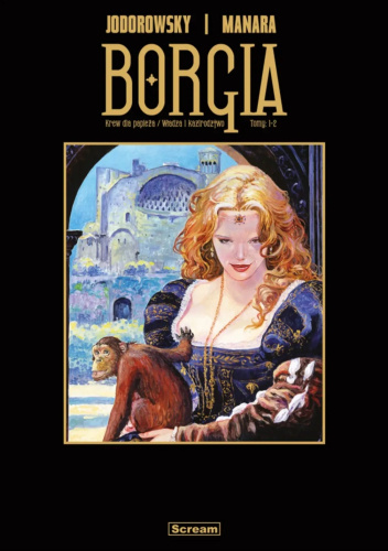 Okładki książek z cyklu Borgia