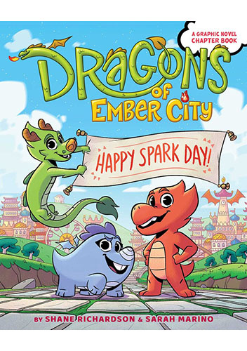 Okładki książek z cyklu Dragons of Ember City