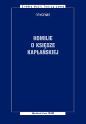 Okładka książki Homilie o Księdze Kapłańskiej Orygenes